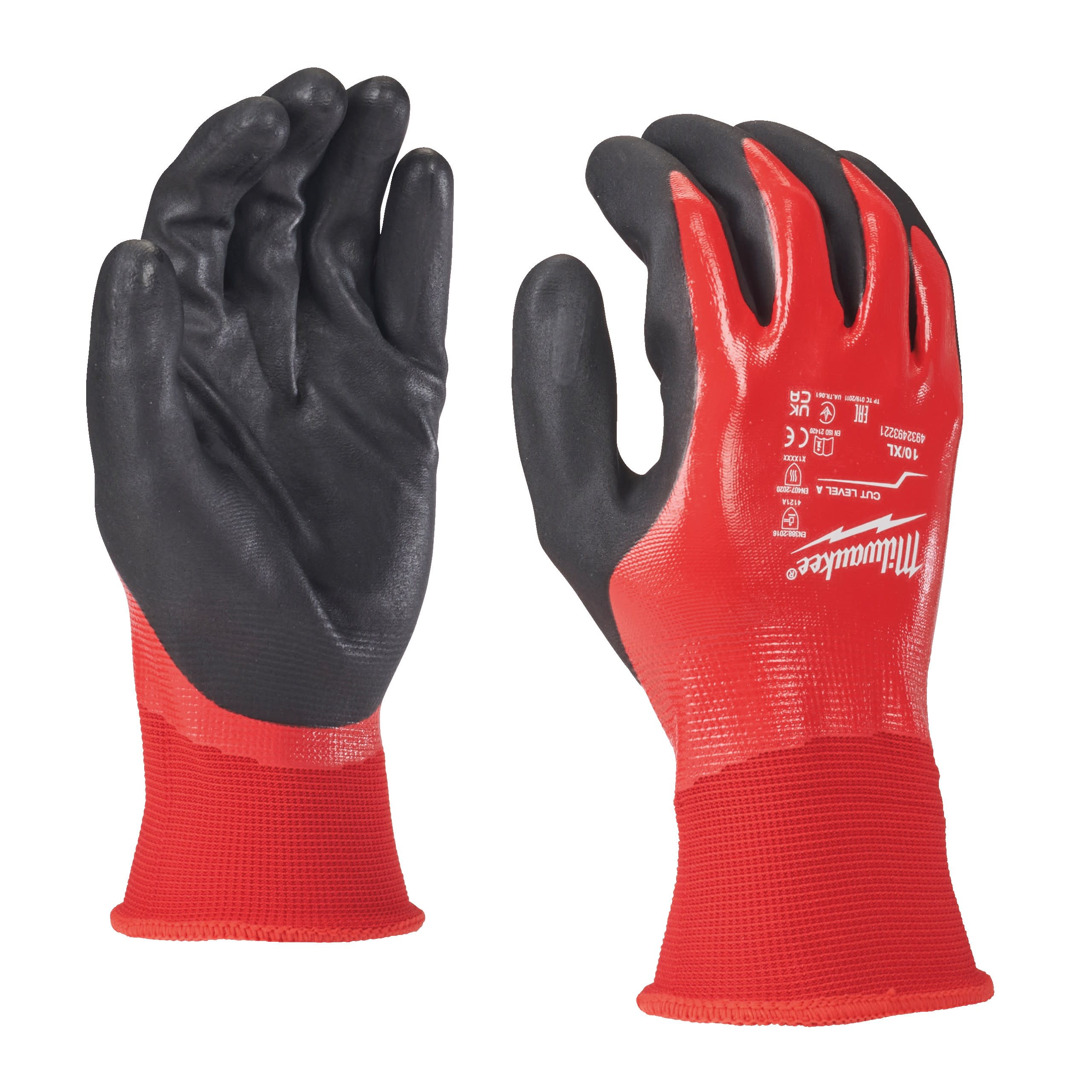 MILWAUKEE - GANTS ANTI-COUPURE ENDUCTION NITRILE - GANTS ENDUCTION 3/4 ANTI-COUPURE A
