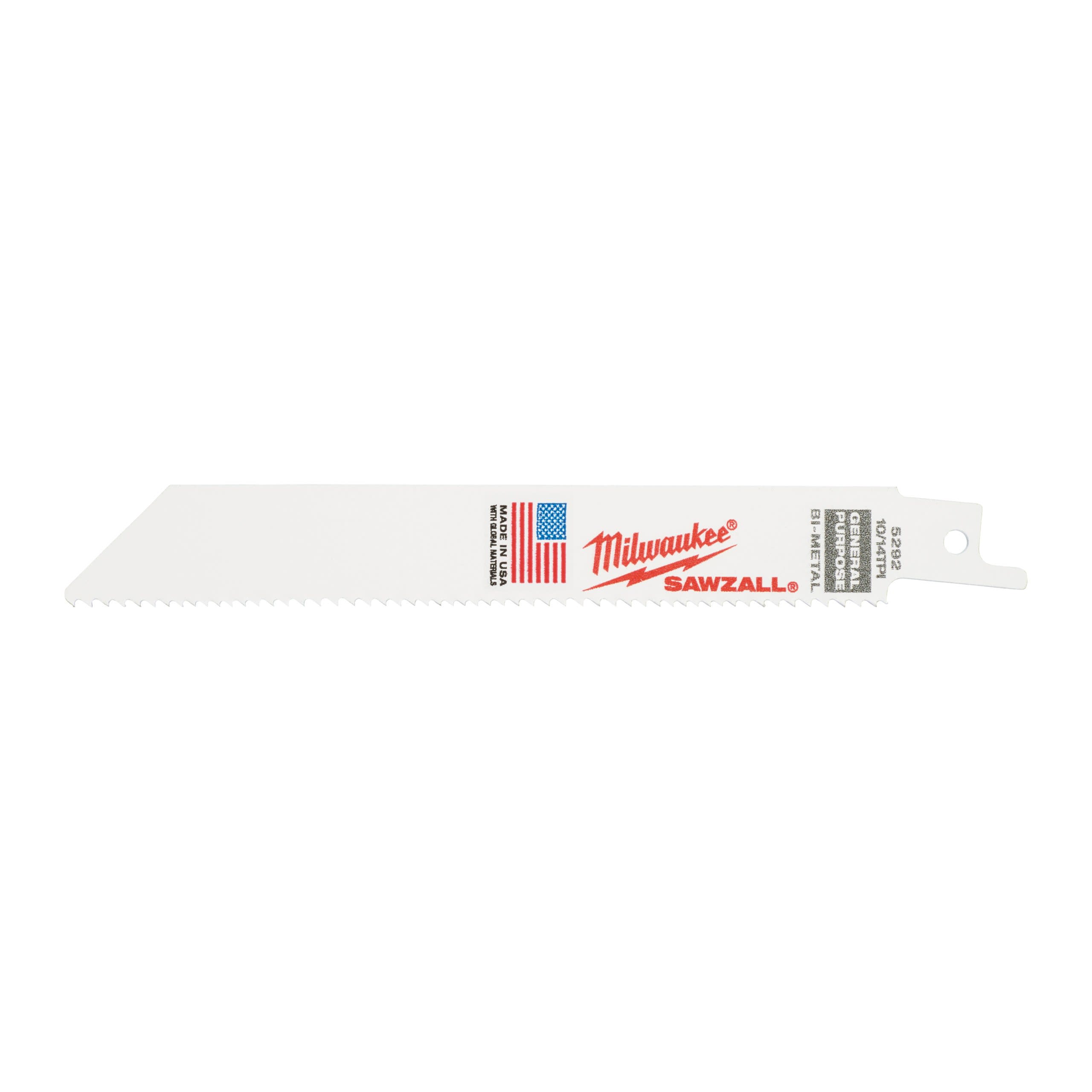 MILWAUKEE - LAMES DE SCIES SABRES UNIVERSELLE BOIS/MÉTAL/PLASTIQUE