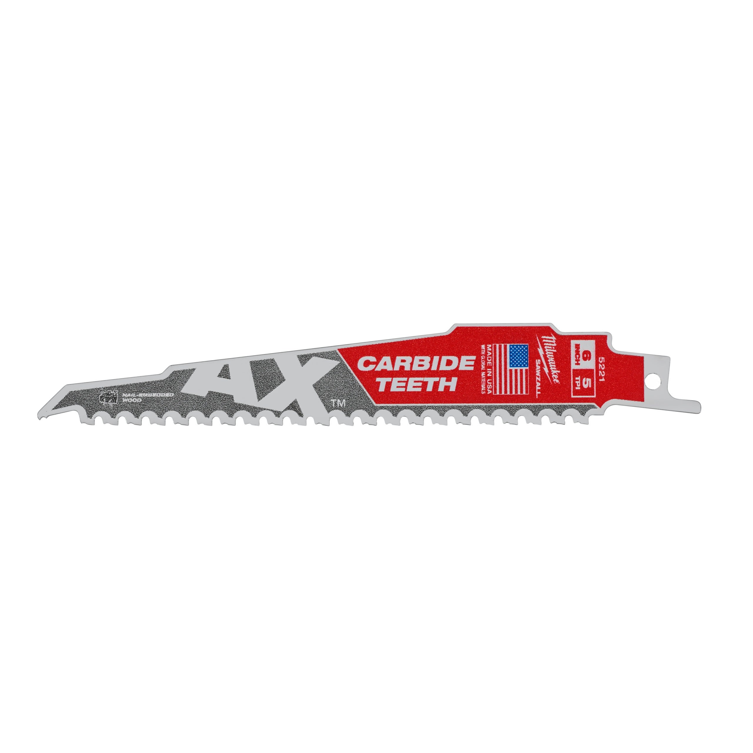 MILWAUKEE - LAMES DE SCIES SABRES TCT "THE AX"