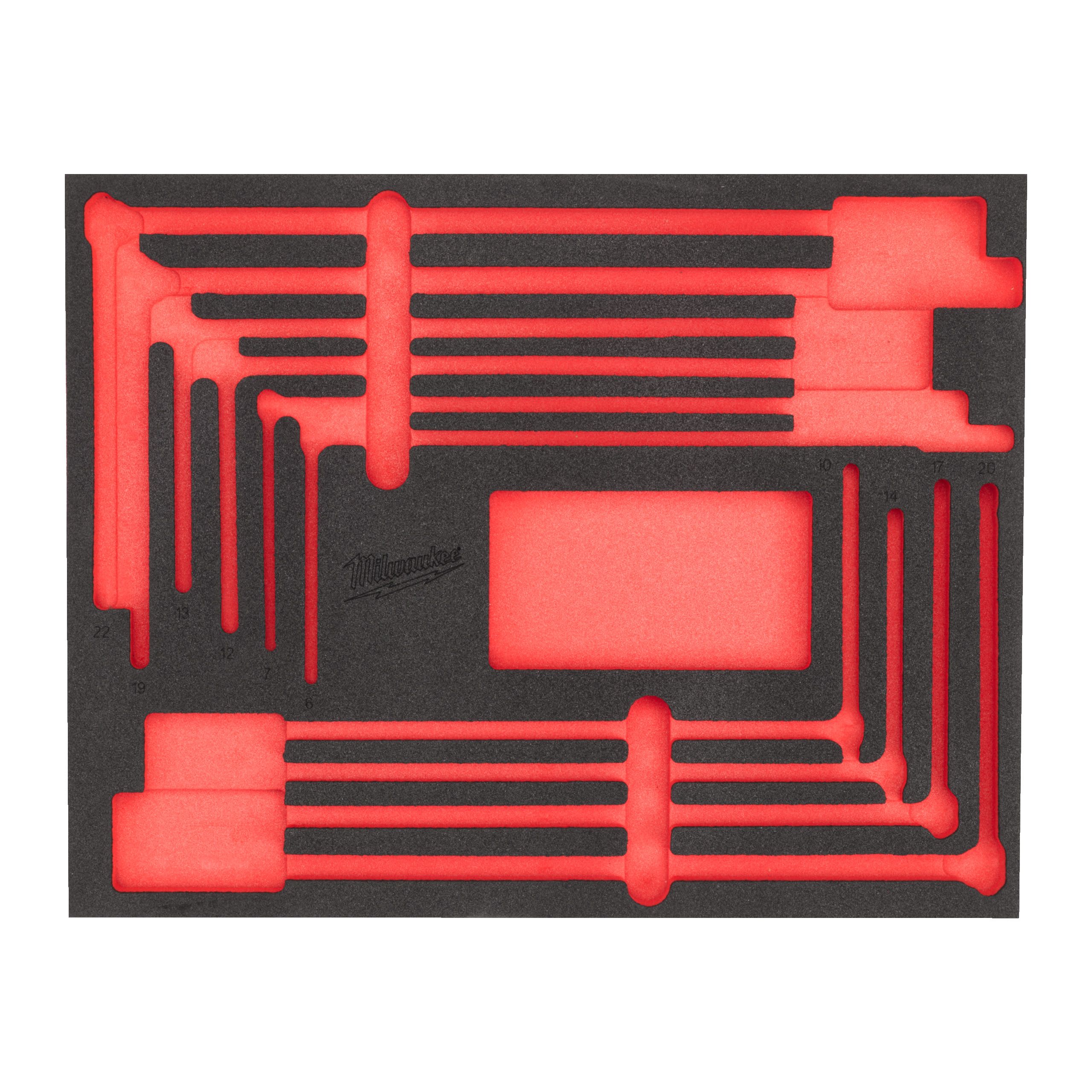 MILWAUKEE - MODULE VIDE SERVANTE CLÉ EN T AVEC DOUILLE PIVOTANTE