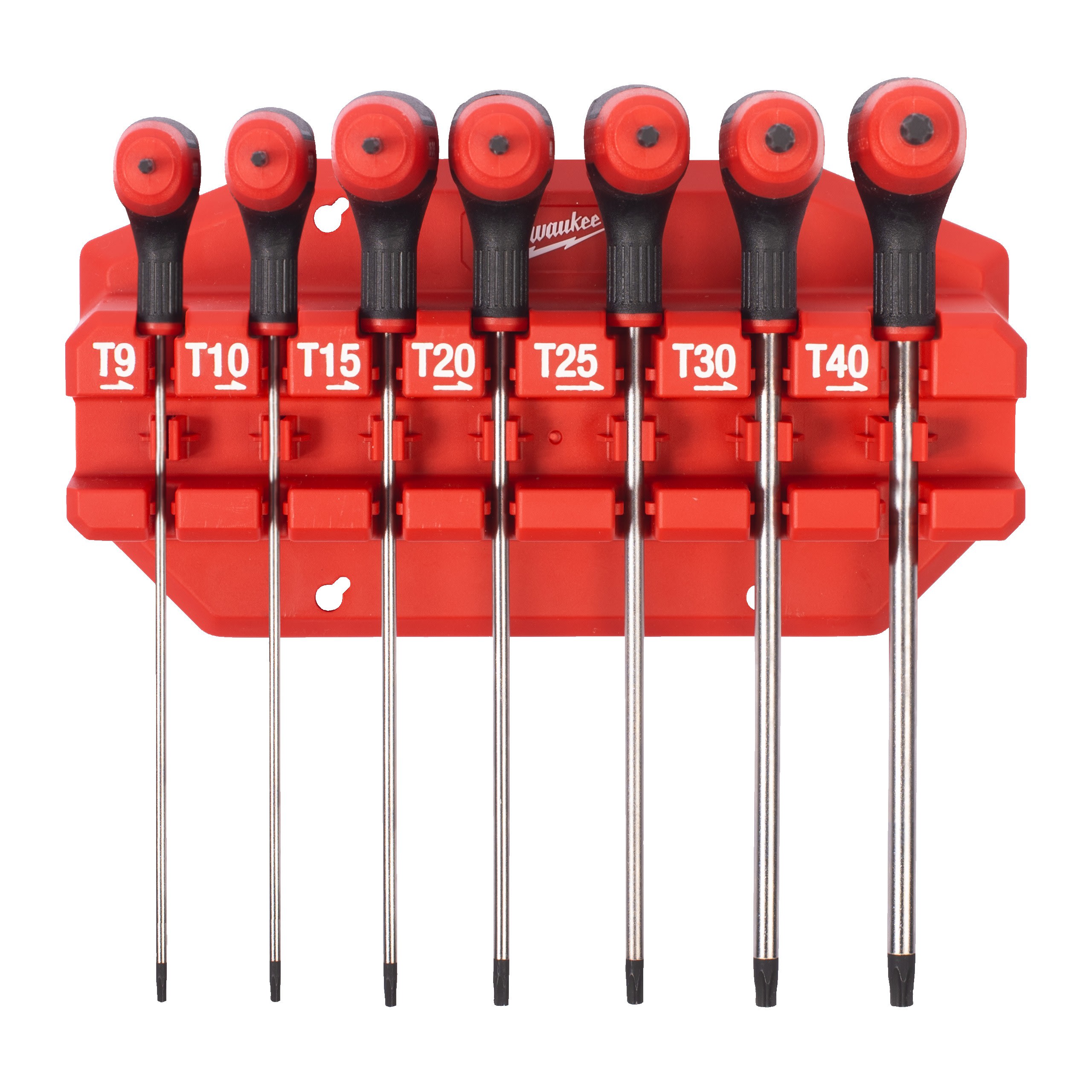 MILWAUKEE - SET DE CLÉS MALES TORX  POIGNÉE EN T A FRAPPER  7PCS