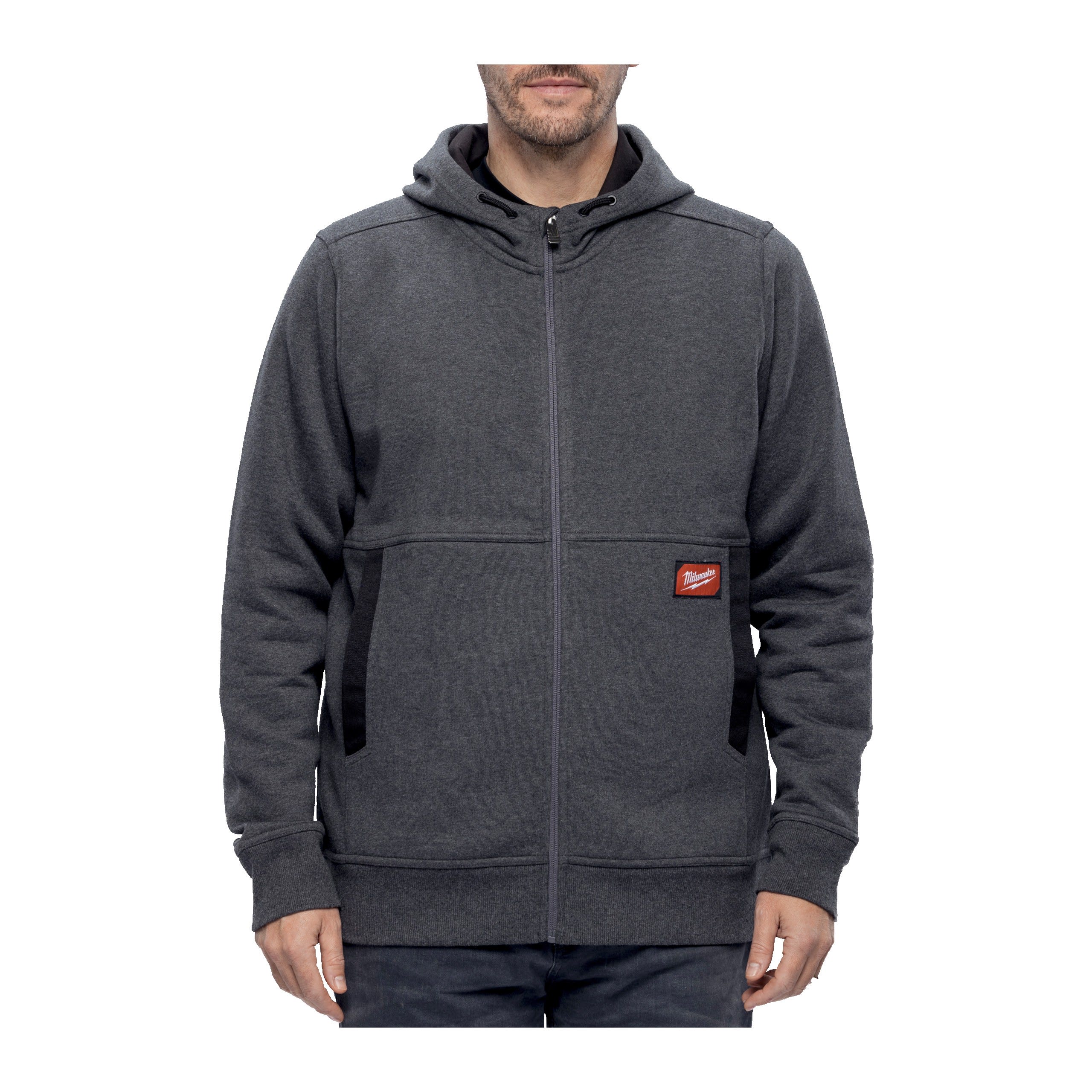 MILWAUKEE - SWEATS �À CAPUCHE GRIDIRON? HOODIE ZIPPÉ GRIS 2XL