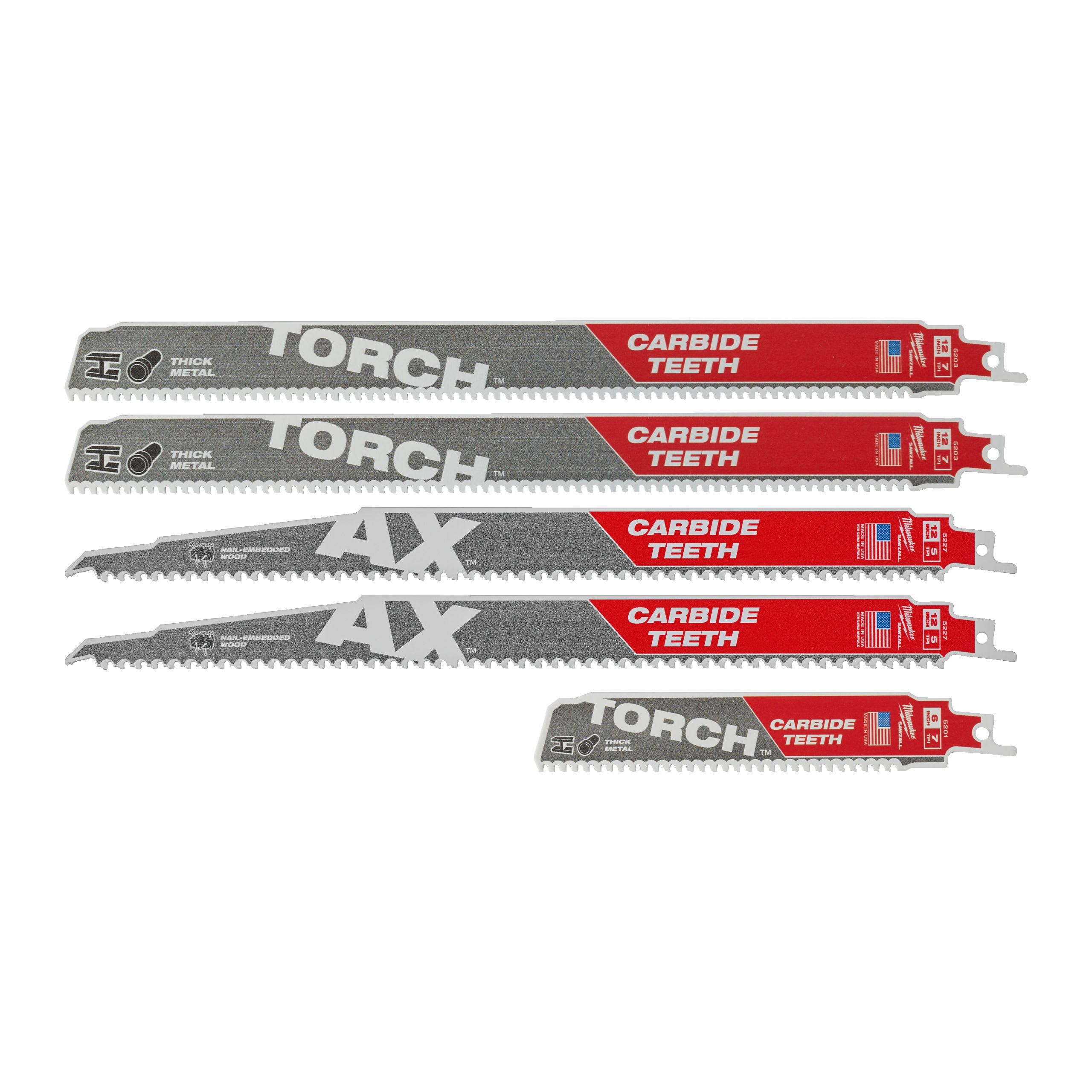 MILWAUKEE - Sets Lames De Scies Sabres - 49472206