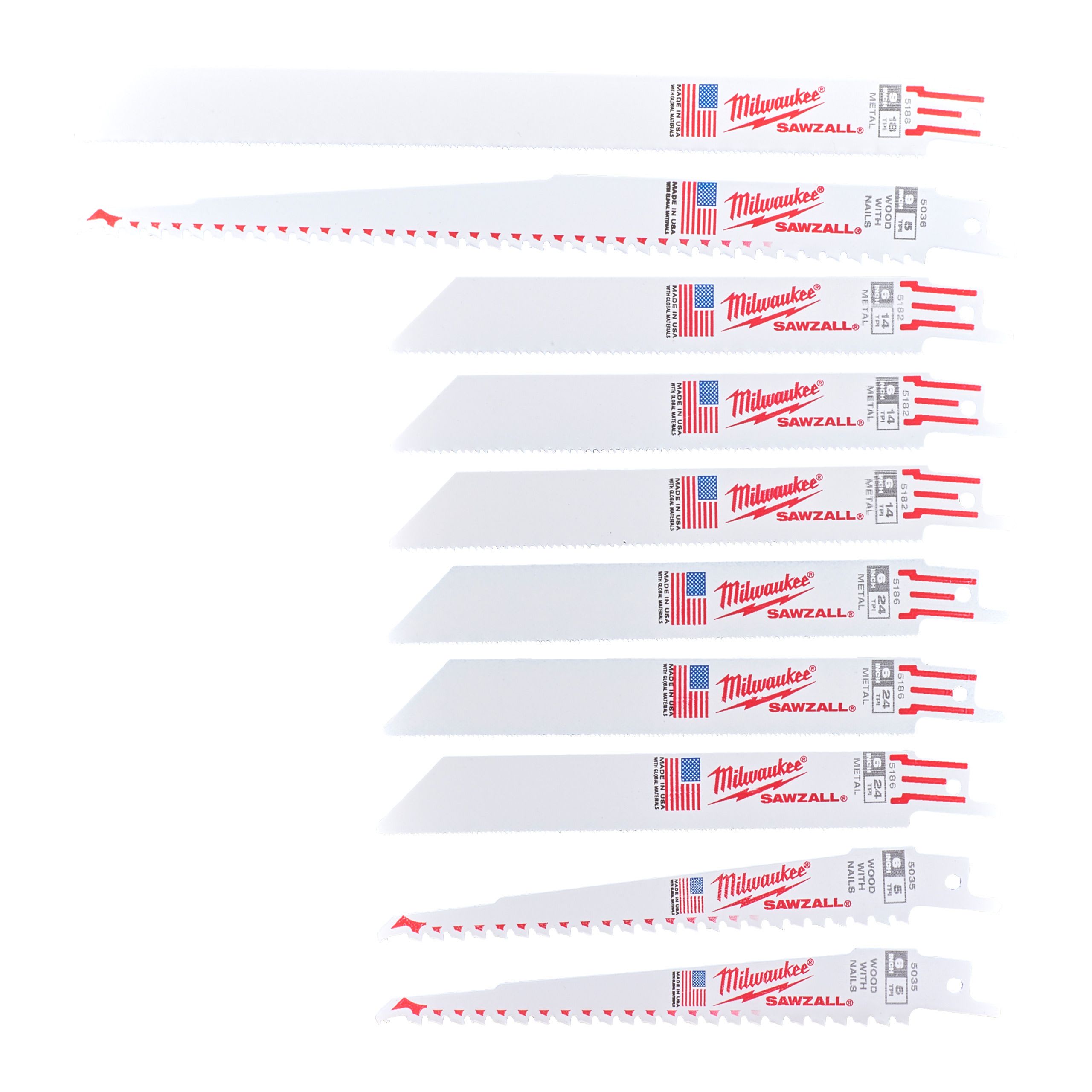 MILWAUKEE - Sets Lames De Scies Sabres - 49472211