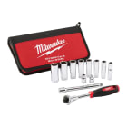 MILWAUKEE - Set Clé Et Douille 3/8" 12Pcs - 4932501196