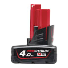 MILWAUKEE - BATTERIE 12 VOLTS 4AH M12 B4 M12 B4