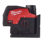 MILWAUKEE - LASER 2 LIGNES AVEC APPLOMB 12 VOLTS M12 CLLP-301C