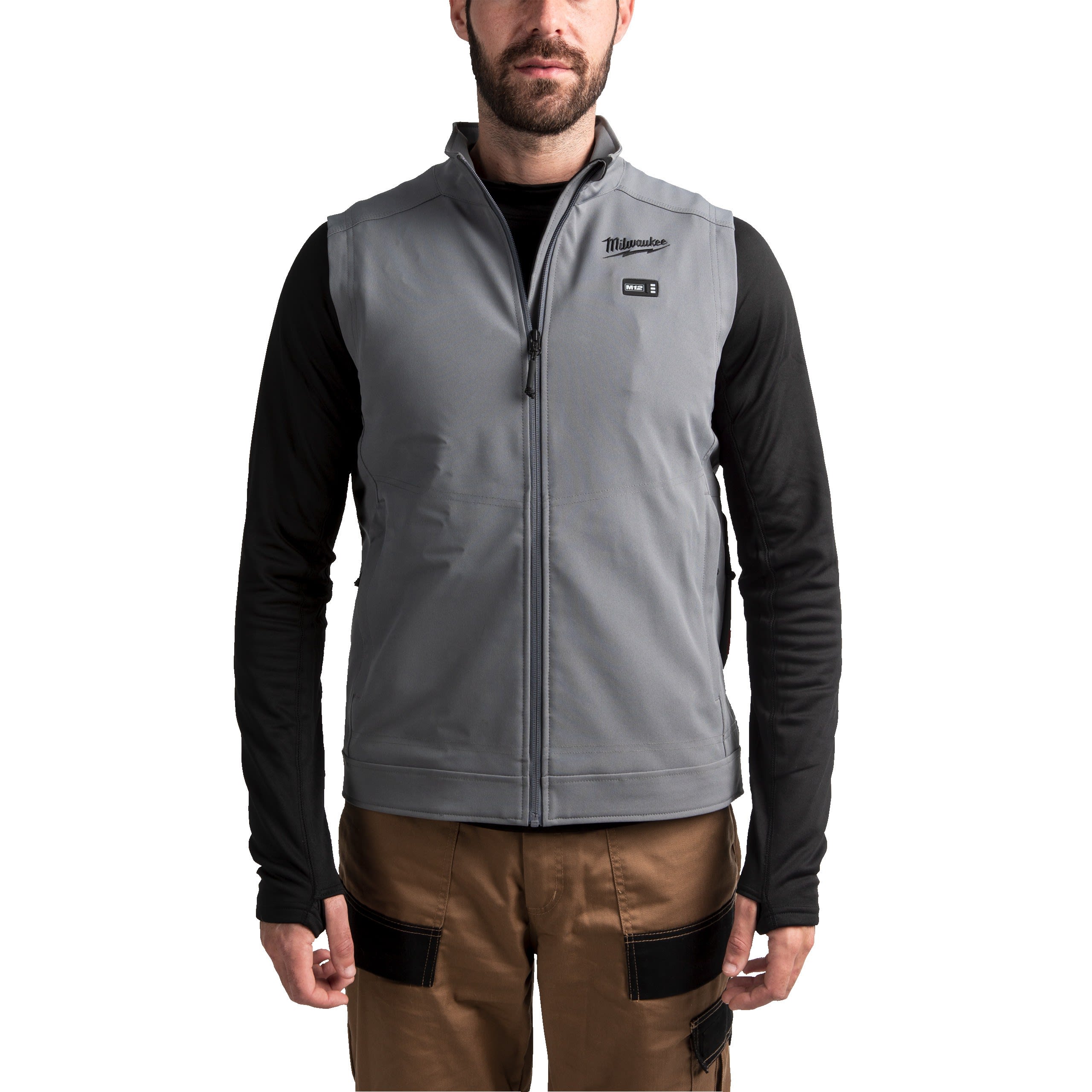 MILWAUKEE - GILETS CHAUFFANTS TOUGHSHELL M12 HVGREY1-0 M12 HVGREY1-0