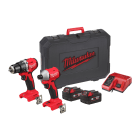 MILWAUKEE - POWERPACK 2 OUTILS 18 VOLTS BRUSHLESS - M18 BLCPP2A-402C