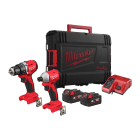 MILWAUKEE - POWERPACK 2 OUTILS 18 VOLTS BRUSHLESS - M18 BLCPP2B-402C