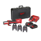 MILWAUKEE - PINCE A SERTIR 18 VOLTS BRUSHLESS FORCE LOGIC M18 BLHPT-202C U-SET