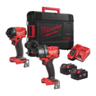 MILWAUKEE - POWERPACK 2 OUTILS 18 VOLTS FUEL M18 FPP2A3-502X