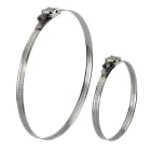 Acomat - Collier de serrage plat à tête basculante Ø 60-145 - Bande inox