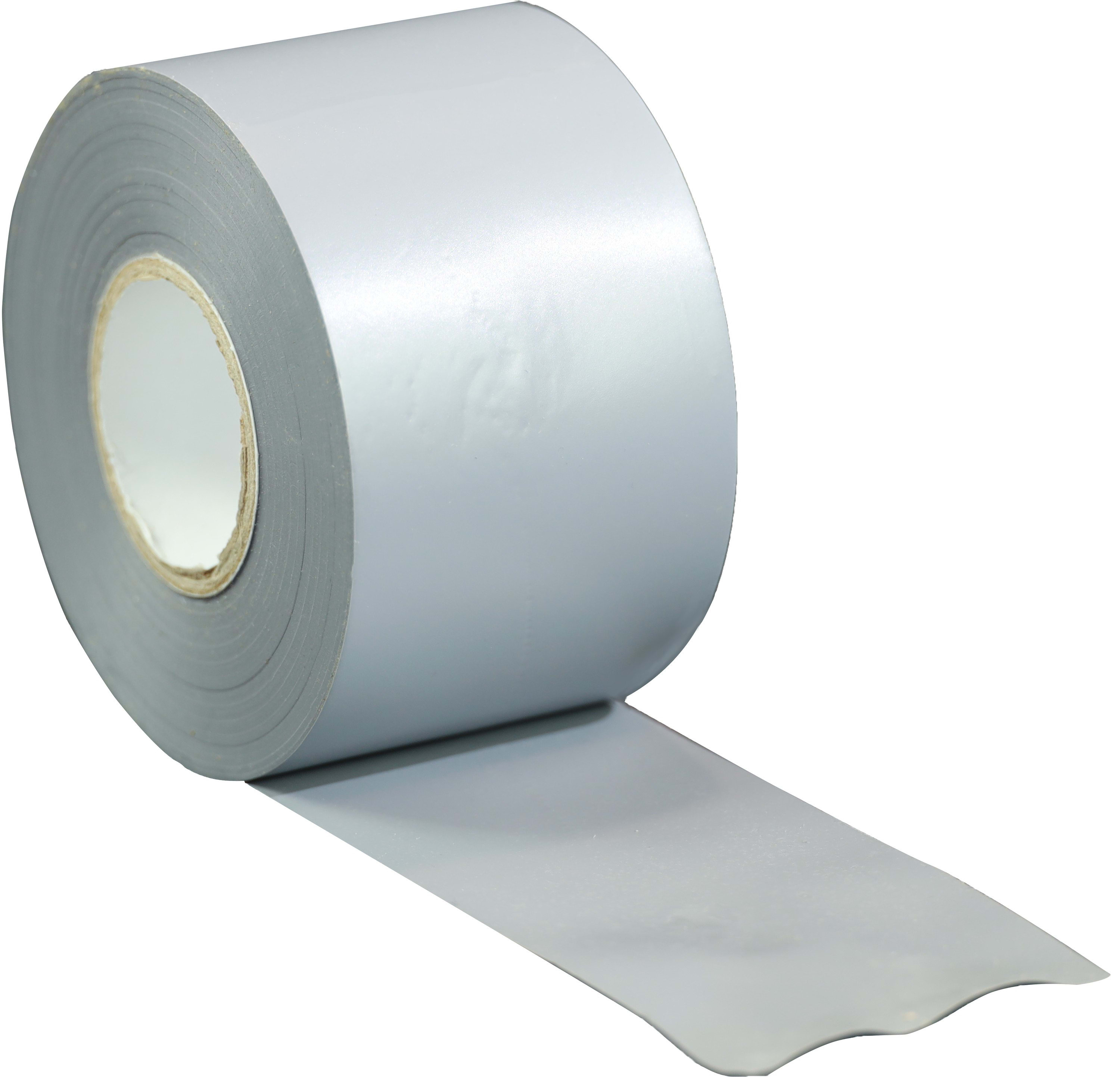Acomat - Adhésif PVC gris 50x33mm