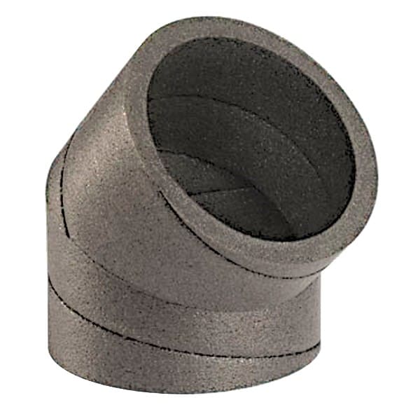 Acomat - Coude 45° isolé diam 160 Polyéthylène expansé