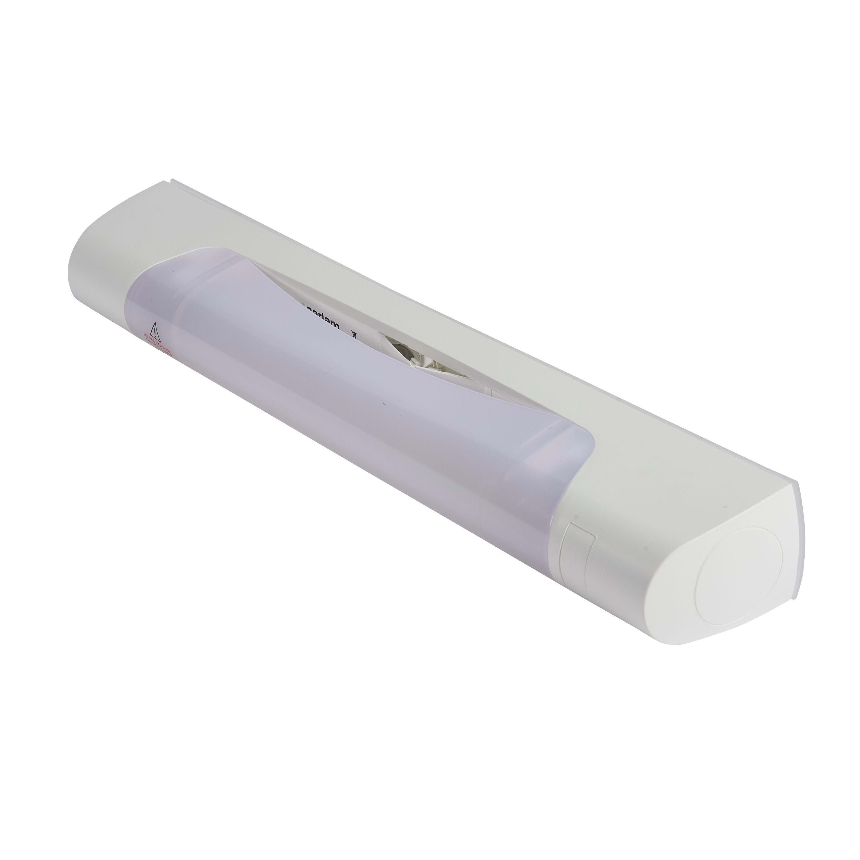 Sarlam - Applique standard 470mm IP24 et IK04 Prismaline équipée de tube LED S19