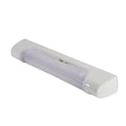 Sarlam - Applique standard IP24, IK04 prismaline équipée LED S19 avec interrupteur-470mm