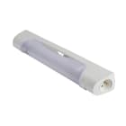 Sarlam - Applique 470mm IP21 et IK04 Prismaline équipée tube LED S19 - inter et prise