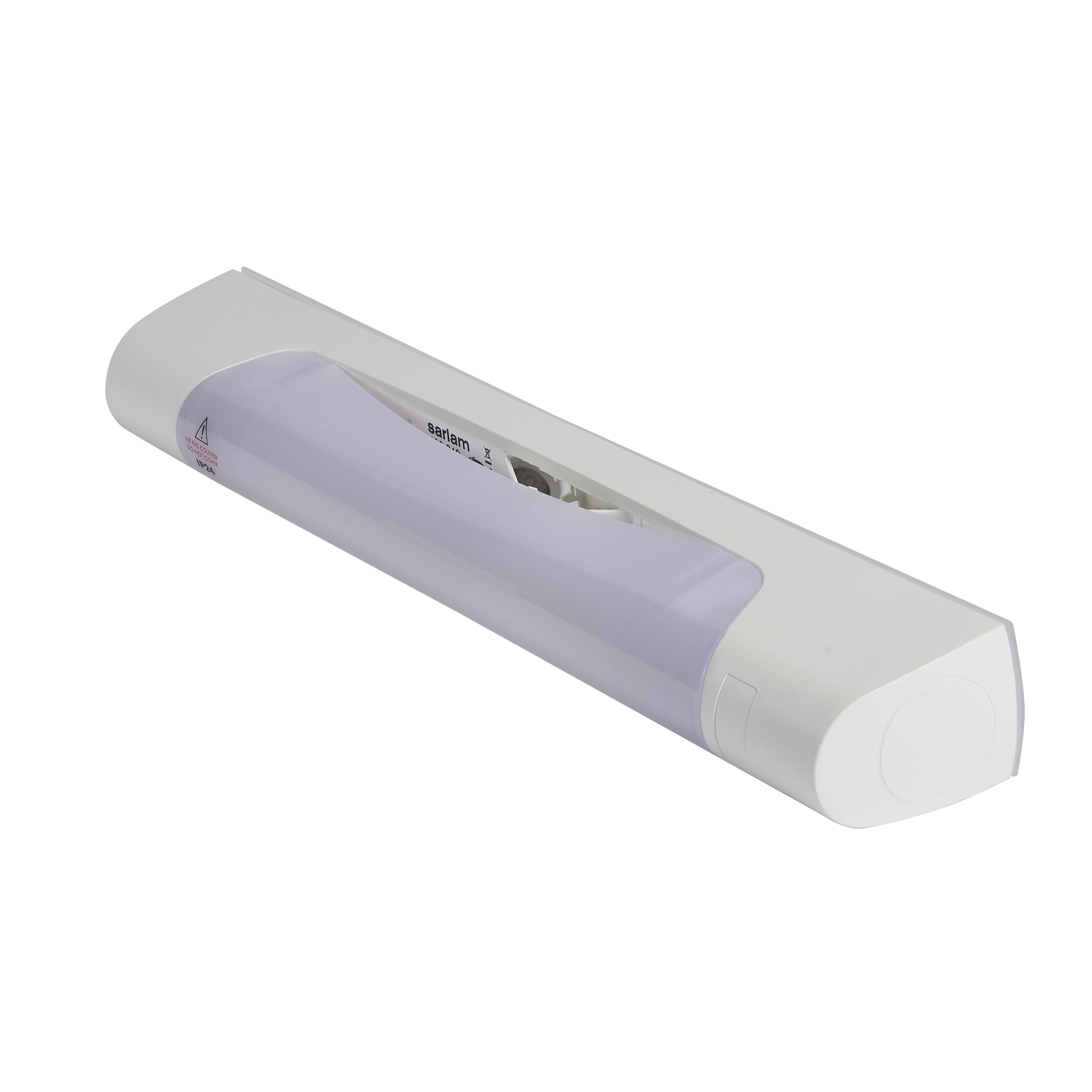Sarlam - Applique standard 470mm IP24 et IK04 Prismaline à équiper de tube S19