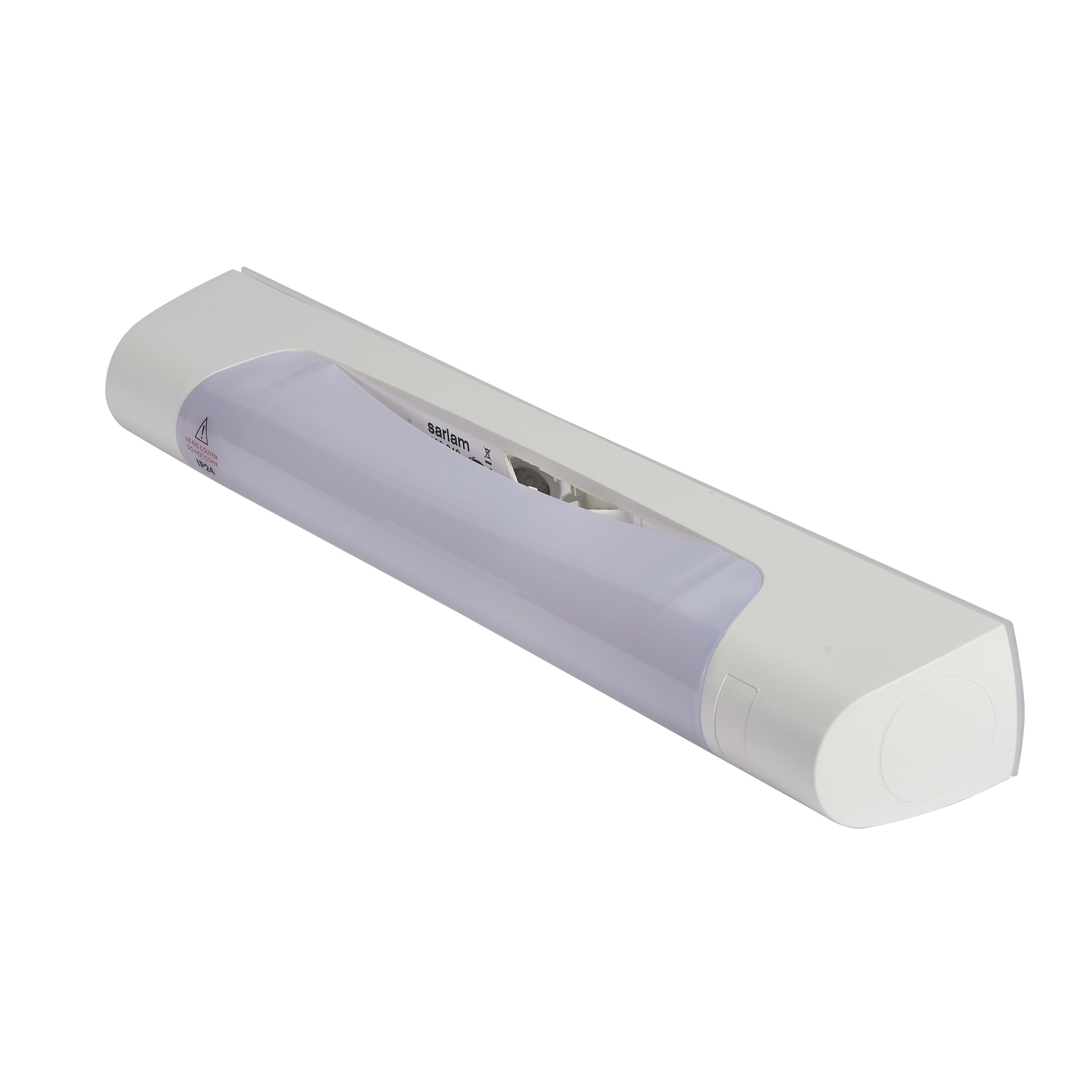 Sarlam - Applique standard 470mm IP24 et IK04 Prismaline à équiper de tube S19