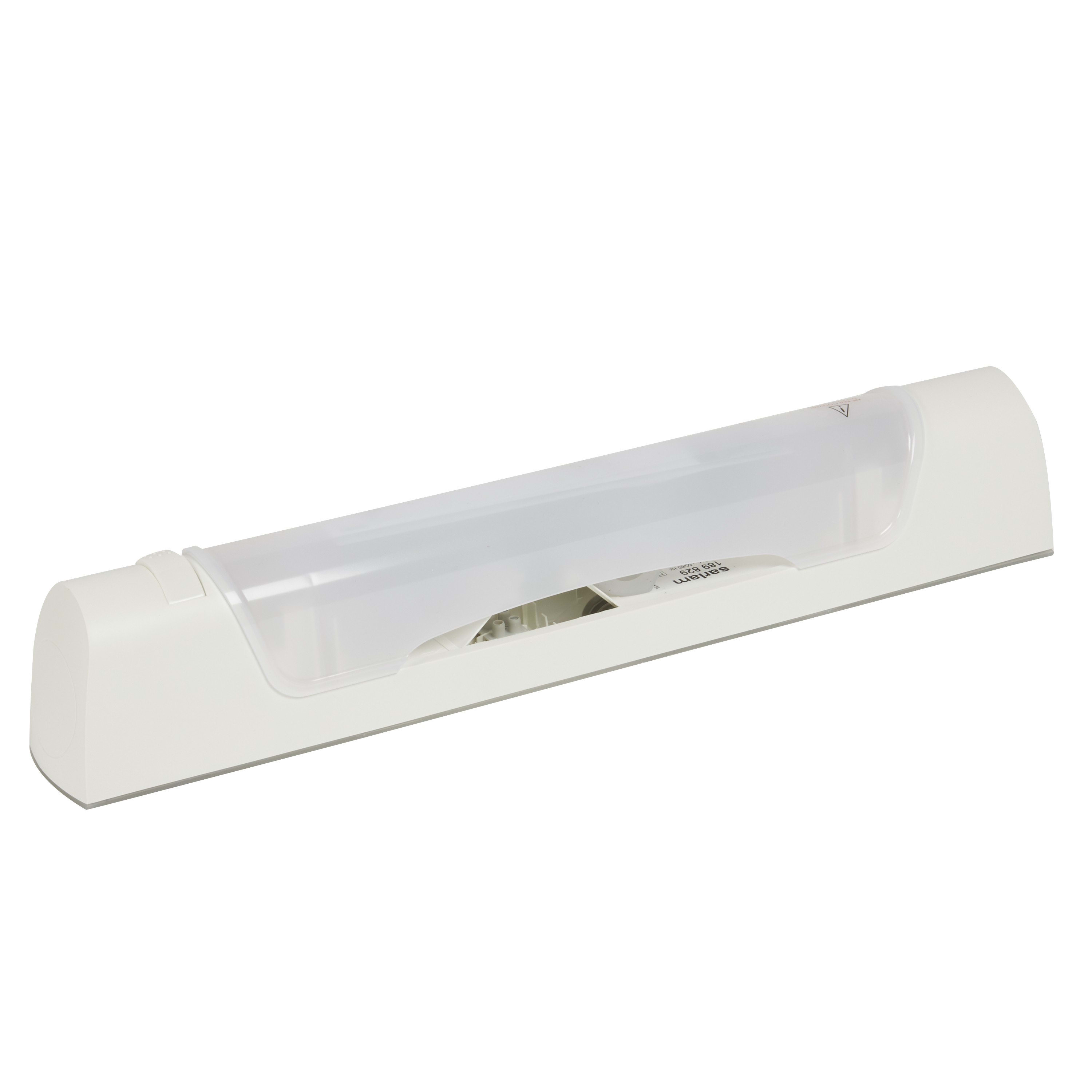 Sarlam - Applique standard 470mm IP24 IK04 Prismaline avec inter à équiper de tube S19