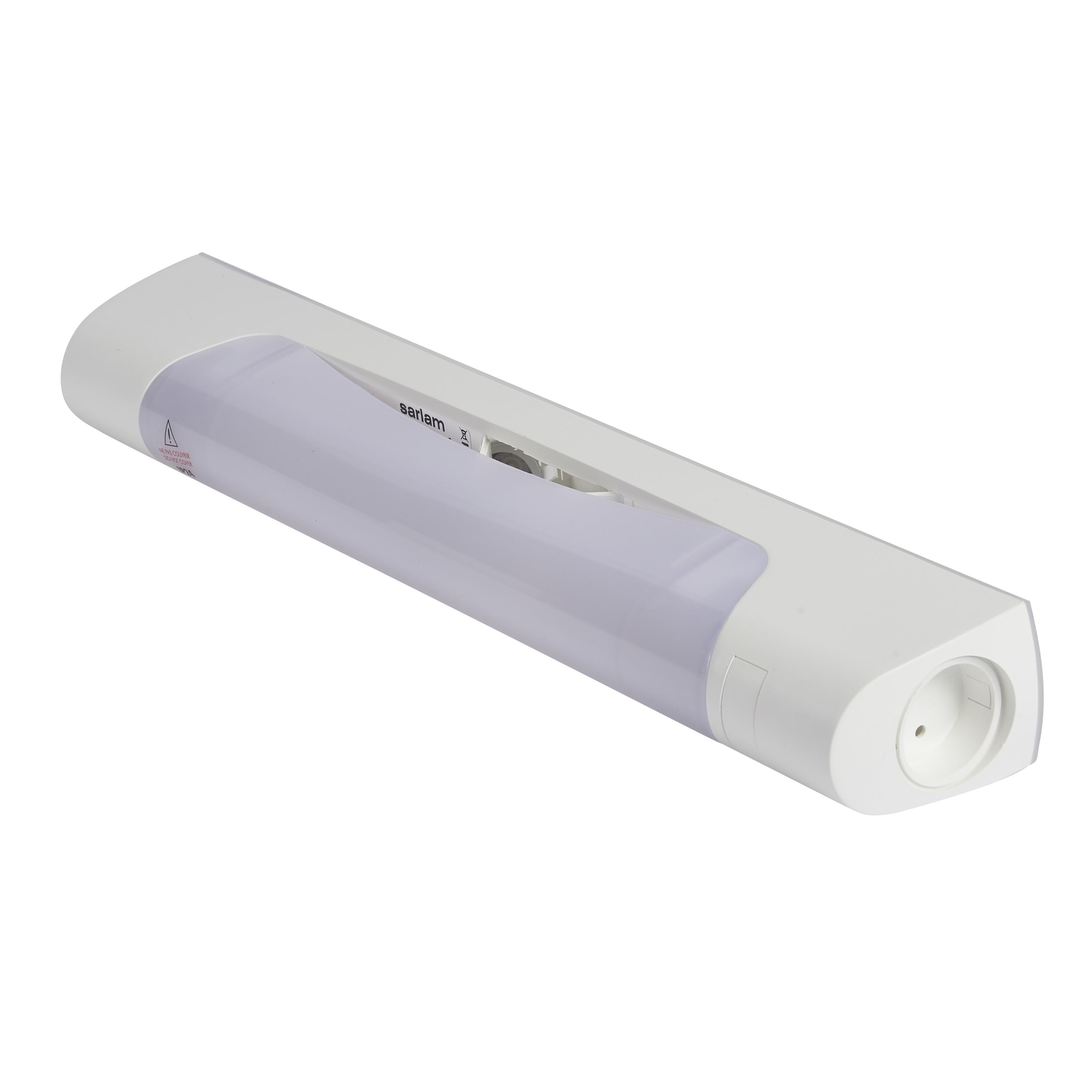 Sarlam - Applique Prismaline avec prise rasoir à équiper de tube S19