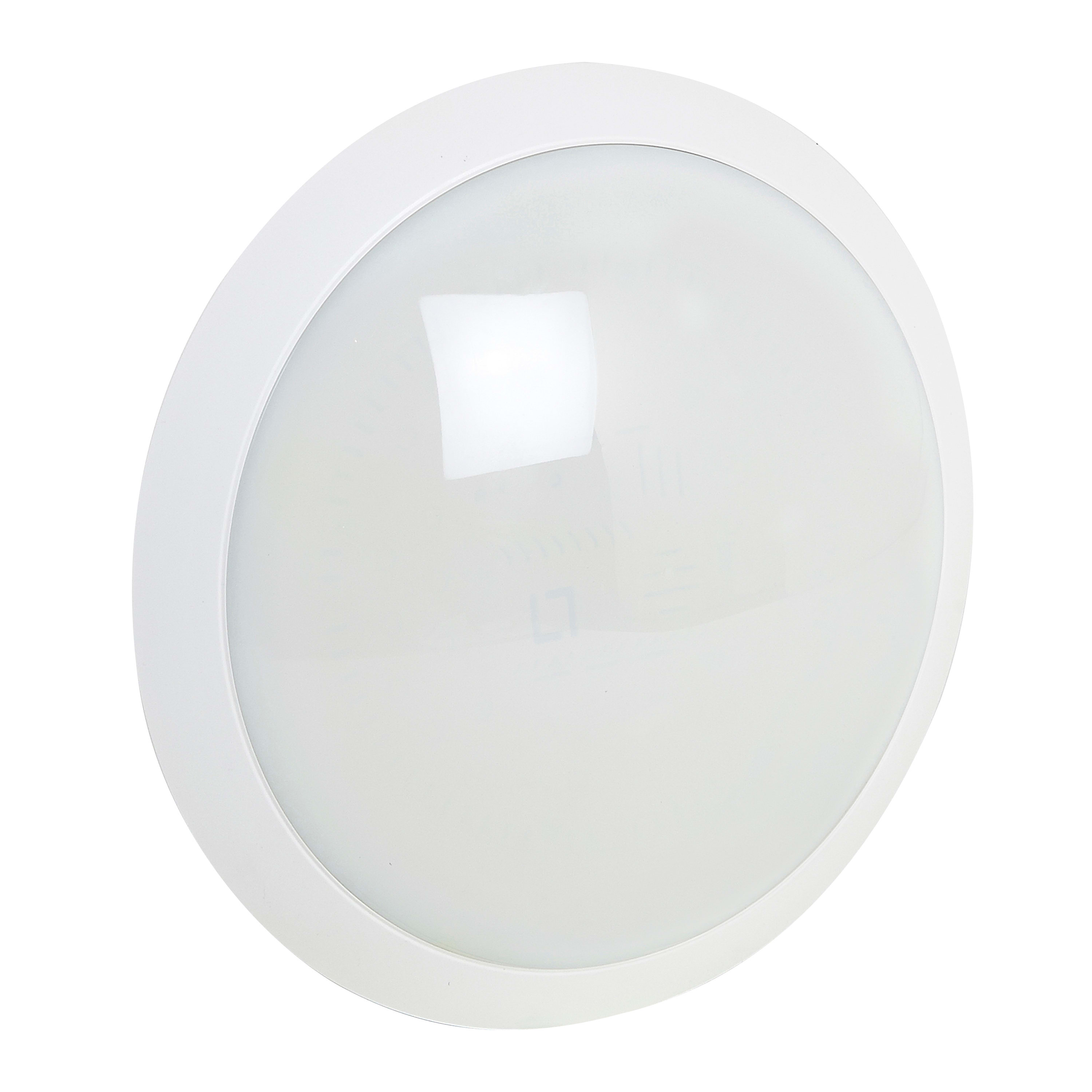 Sarlam - Hublot Chartres Essentiel standard blanc taille 1 a LED 1500lm avec detection HF