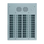 Golmar - Platine monobloc HR alu audio analogique (1+N) 4 rangees 52 boutons