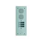 Golmar - Platine monobloc HR alu audio analogique (1+N) 1 rangee 3 boutons