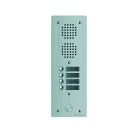 Golmar - Platine monobloc HR alu audio analogique (1+N) 1 rangee 4 boutons