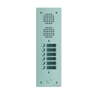 Golmar - Platine monobloc HR alu audio analogique (1+N) 1 rangee 6 boutons