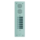 Golmar - Platine monobloc HR alu audio analogique (1+N) 1 rangee 8 boutons