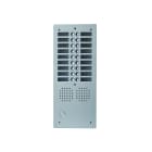 Golmar - Platine monobloc HR alu audio analogique (1+N) 2 rangees 18 boutons