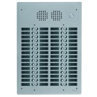 Golmar - Platine monobloc HR alu audio analogique (1+N) 4 rangees 60 boutons