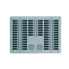 Golmar - Platine monobloc HR alu audio analogique (1+N) 6 rangees 66 boutons