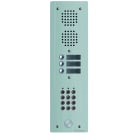 Golmar - Platine monobloc HR alu audio analogique, clavier 1 rangee 3 boutons