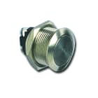 Golmar - Bouton poussoir a contact NO en inox diam 19 mm pour platine de rue inox