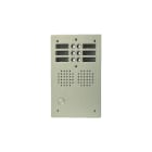 Golmar - Platine monobloc HR alu audio analogique (1+N) 2 rangees 6 boutons champagne
