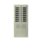 Golmar - Platine monobloc HR alu audio analogique (1+N) 2 rangees 16 boutons champagne