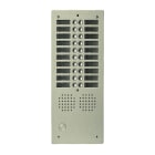 Golmar - Platine monobloc HR alu audio analogique (1+N) 2 rangees 20 boutons champagne