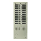 Golmar - Platine monobloc HR alu audio analogique (1+N) 2 rangees 22 boutons champagne