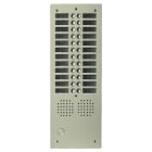 Golmar - Platine monobloc HR alu audio analogique (1+N) 2 rangees 24 boutons champagne