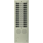 Golmar - Platine monobloc HR alu audio analogique (1+N) 2 rangees 28 boutons champagne