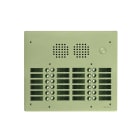 Golmar - Platine monobloc HR alu audio analogique (1+N) 4 rangees 24 boutons champagne