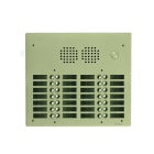 Golmar - Platine monobloc HR alu audio analogique (1+N) 4 rangees 28 boutons champagne