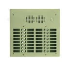 Golmar - Platine monobloc HR alu audio analogique (1+N) 4 rangees 32 boutons champagne