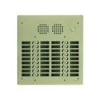 Golmar - Platine monobloc HR alu audio analogique (1+N) 4 rangees 36 boutons champagne