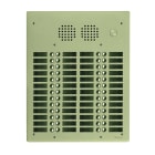 Golmar - Platine monobloc HR alu audio analogique (1+N) 4 rangees 52 boutons champagne