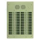 Golmar - Platine monobloc HR alu audio analogique (1+N) 4 rangees 56 boutons champagne