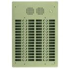 Golmar - Platine monobloc HR alu audio analogique (1+N) 4 rangees 60 boutons champagne